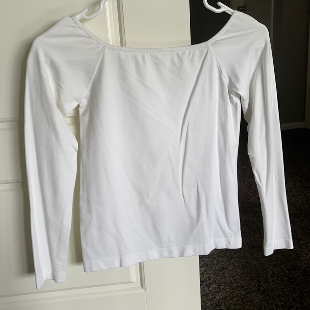 Solid white top